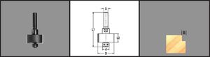 Trasco sponningfrees HM 31.7mm