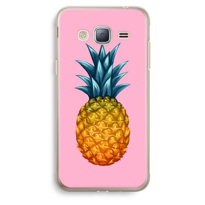 Grote ananas: Samsung Galaxy J3 (2016) Transparant Hoesje