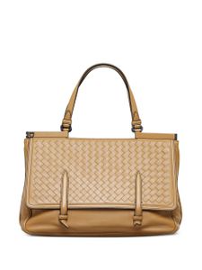 Bottega Veneta Pre-Owned sac à bandoulière Intrecciato Monaco - Marron