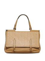 Bottega Veneta Pre-Owned sac à bandoulière Intrecciato Monaco - Marron