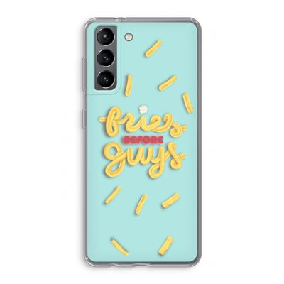 Always fries: Samsung Galaxy S21 Transparant Hoesje