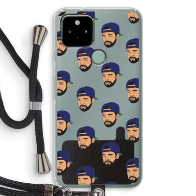 Drake Away: Pixel 5 Transparant Hoesje met koord