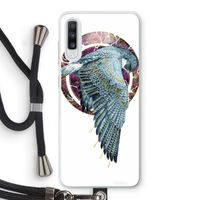 Golden Falcon: Samsung Galaxy A70 Transparant Hoesje met koord