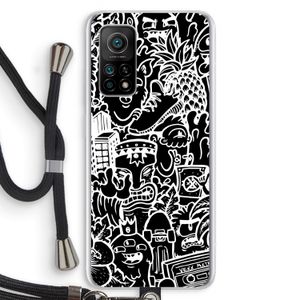 Vexx Black Mixtape: Xiaomi Mi 10T 5G Transparant Hoesje met koord