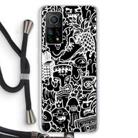 Vexx Black Mixtape: Xiaomi Mi 10T 5G Transparant Hoesje met koord