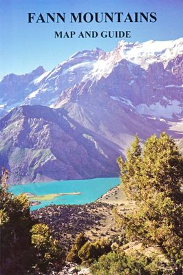 Wandelkaart - Topografische kaart Fann Mountains | EWP Wandelkaart - Topografische kaart Fann Mountains | EWP