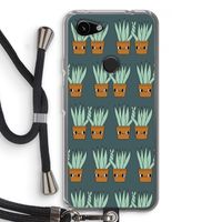 Sansevieria: Pixel 3a Transparant Hoesje met koord