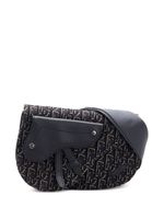 Christian Dior Pre-Owned sac à bandoulière Oblique Saddle pre-owned - Noir