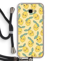 Citroenen: Samsung Galaxy J4 Plus Transparant Hoesje met koord