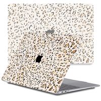 Lunso MacBook Air 13 inch M1 (2020) cover hoes - case - Leopard Rose Gold
