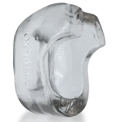Oxballs Big-D - Bigger Bulge Cockring met Shaft Grippers - Doorzichtig