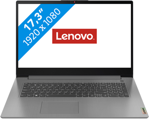 Lenovo IdeaPad 3 17IAU7 Laptop 43,9 cm (17.3") Full HD Intel® Core™ i7 i7-1255U 16 GB DDR4-SDRAM 512 GB SSD Wi-Fi 5 (802.11ac) Windows 11 Home Grijs