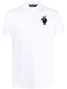 Ralph Lauren Purple Label polo à logo brodé - Blanc