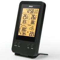 Alecto WS-3400 - Professioneel weerstation met draadloze buitensensor, zwart