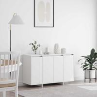 Dressoir Wit 120 x 41 x 75 cm Bewerkt hout