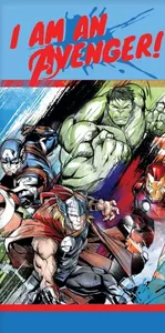 Marvel Avengers strandlaken I am An Avenger! 70 x 140 cm