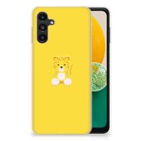 Samsung Galaxy A13 | A04s Telefoonhoesje met Naam Baby Leopard
