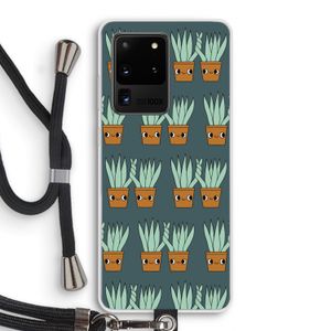 Sansevieria: Samsung Galaxy S20 Ultra Transparant Hoesje met koord