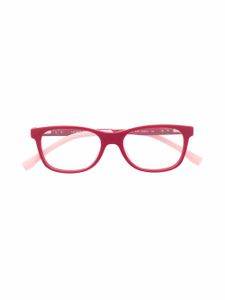 Lacoste Kids lunettes de vue à monture rectangulaire - Rouge
