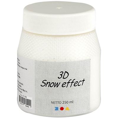 Creativ Company 3d sneeuw pasta, wit, 250 ml/ 1 doosje