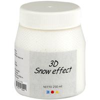 Creativ Company 3d sneeuw pasta, wit, 250 ml/ 1 doosje