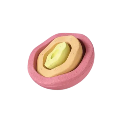 Stapelstein Inside rainbow pastel warm