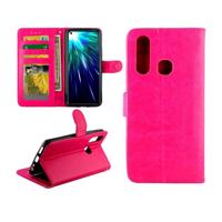 Voor vivo Z1 Pro Crazy Horse textuur horizontale Flip lederen draagtas met houder & kaartsleuven & portemonnee & fotolijstjes (magenta)