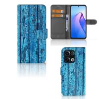 OPPO Reno8 Pro | Book Style Case | Wood Blue