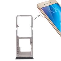 2 x SIM kaarthouder + Micro SD Card lade voor Vivo Y53(Black)