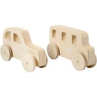 Creativ Company Houten auto's, 2st.