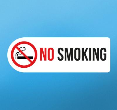Sticker no smoking