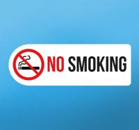 Sticker no smoking
