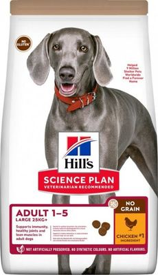 Hill&apos;s Science Plan Adult Large Dog - No Grain Kip 14kg