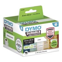 Etiket dymo labelwriter industrieel 25x89 2st wit
