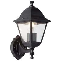 Briljante stijgende buitenwandlamp Nissie Black E27 1x60W