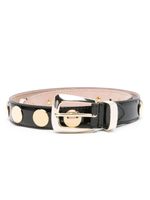 KHAITE ceinture Benny 30 mm en cuir - Noir