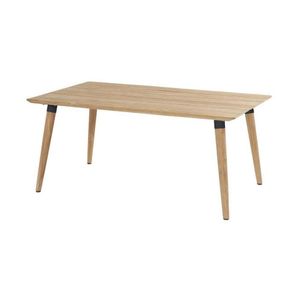 Hartman Sophie Studio Teak tuintafel 170 x 100 cm, met zwart detail