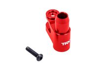 Traxxas - Servo horn, steering, 6061-T6 aluminum (red-anodized) (TRX-7747-RED) - thumbnail