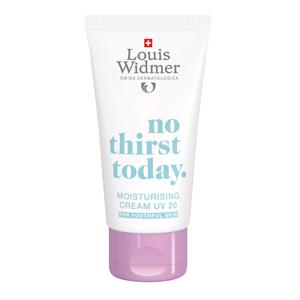 Louis Widmer Hydraterende Crème No Thirst Today Uv20 Geparfumeerd 50ml