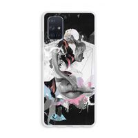 Camouflage de sommeil: Galaxy A71 Transparant Hoesje Camouflage de sommeil: Galaxy A71 Transparant Hoesje