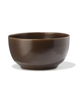 HEMA Schaal ⌀14cm PUUR reactief glazuur donkerbruin (donkerbruin)