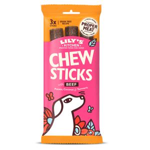 Lily's Kitchen Chew Sticks Beef Hond Kauwt Rundvlees 120 g