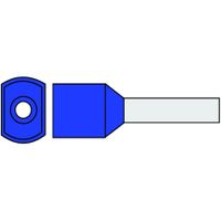 Geïsoleerde TwinAdereindhuls 2,5qmm Blauw penlengte = 10mm