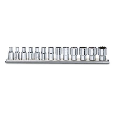Beta 900U/SB13 Set van gearlock handdopsleutels | 1/4" aandrijfvierkant | verchroomd - 009001750 009001750