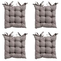 Toscane kussen Basic taupe 46 cm x 46 cm (4 stuks) Madison - Madison