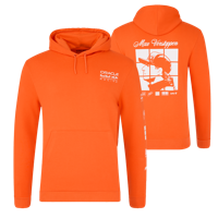 Red Bull Racing Truien - 128-134 - Kids - MV Puzzle Hoodie - Oranje - Max Verstappen