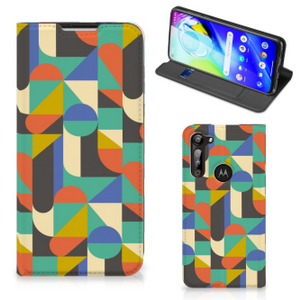 Motorola Moto G8 Power Hoesje met Magneet Funky Retro