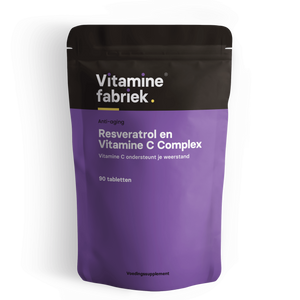 Resveratrol en Vitamine C Complex - 90 tabletten - Vitaminefabriek.nl