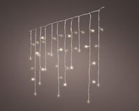 Led fonkel icicleverlichting 240 lampjes transparant snoer Led fonkel icicleverlichting 240 lampjes transparant snoer