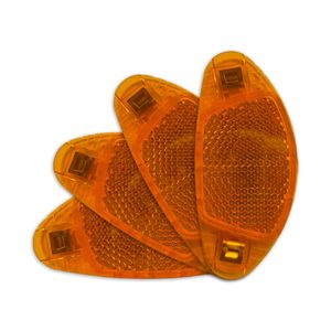 Lynx Fiets spaakreflector 4 stuks oranje